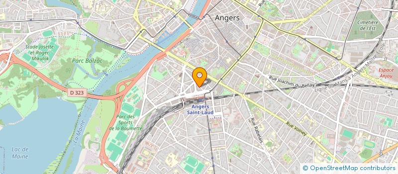 localisation de l'entreprise COPROPRIETE 10 RUE D ANJOU à ANGERS