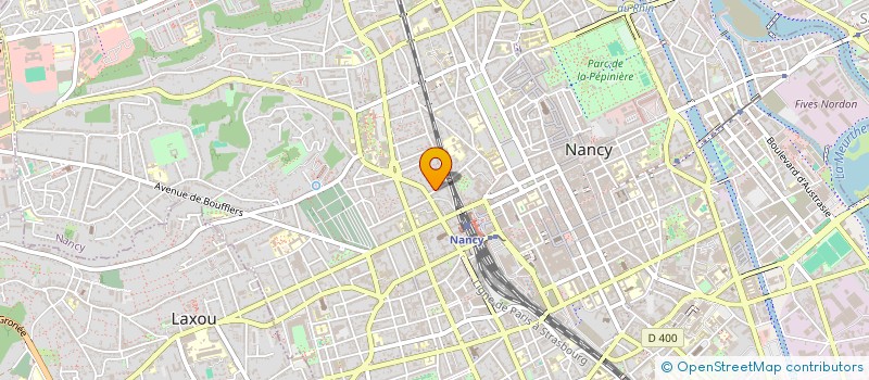 localisation de l'entreprise COPROPRIETE 10 RUE DE LORRAINE  NANCY