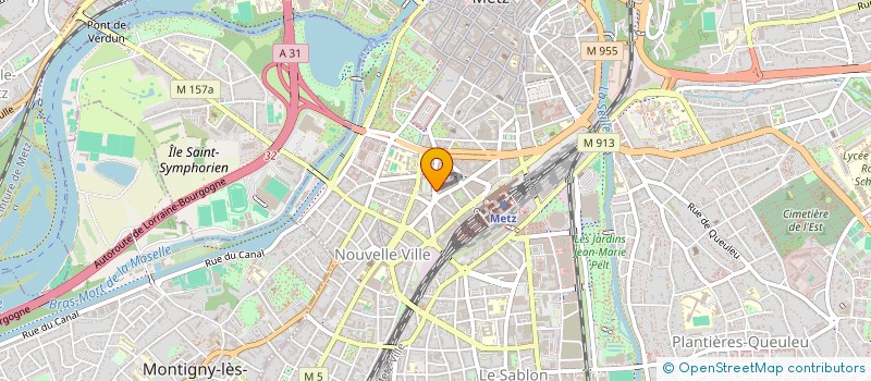 localisation de l'entreprise COPROPRIETE 10 RUE HENRI MARET  METZ