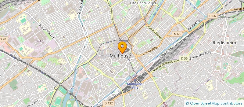 localisation de l'entreprise COPROPRIETE 10 RUE MERCIERE  MULHOUSE