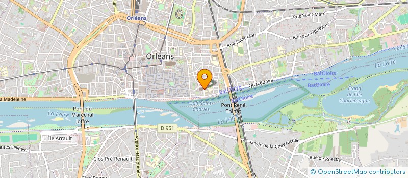 localisation de l'entreprise COPROPRIETE 10 RUE NEUVE ST AIGNAN  ORLEANS