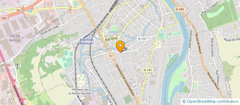localisation de l'entreprise COPROPRIETE 104 AU 110 RUE DE GOURNAY à CORBEIL-ESSONNES