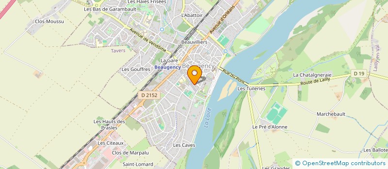 localisation de l'entreprise COPROPRIETE 11 PUITS GAILLARD à BEAUGENCY