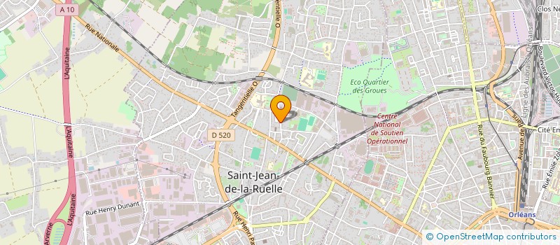 localisation de l'entreprise COPROPRIETE 11 R ABBE DE L EPEE à SAINT-JEAN-DE-LA-RUELLE