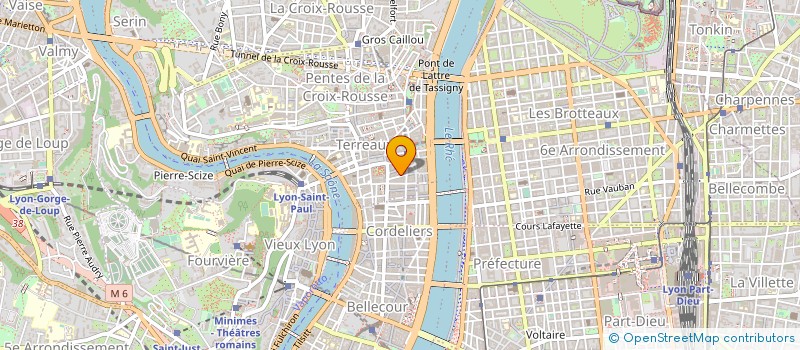 localisation de l'entreprise COPROPRIETE 11 RUE DE L ARBRE SEC  LYON