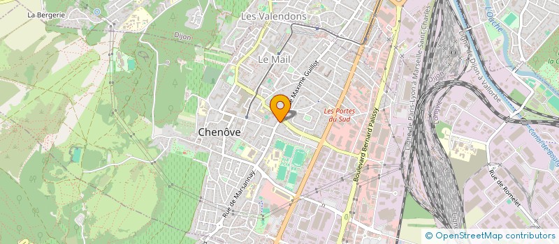 localisation de l'entreprise COPROPRIETE 12 MAXIME GUILLOT  CHENOVE