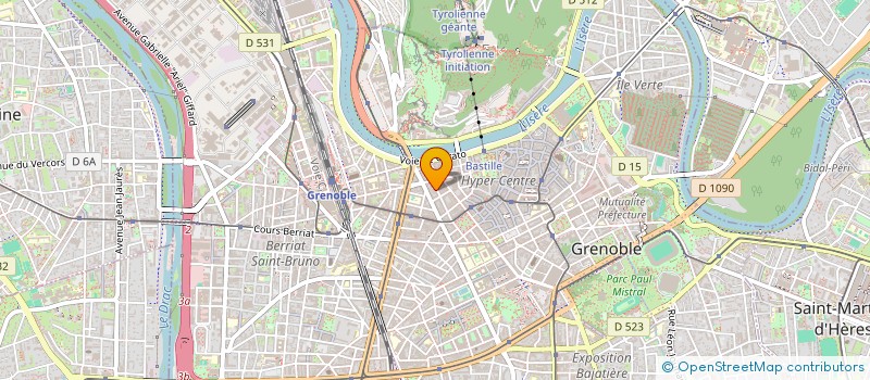 localisation de l'entreprise COPROPRIETE 12 R DOCTEUR MAZET  GRENOBLE