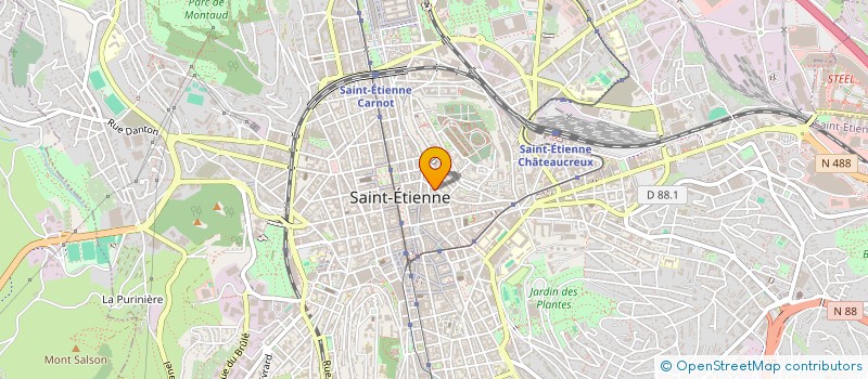 localisation de l'entreprise COPROPRIETE 12 R MICHEL SERVET  SAINT-ETIENNE