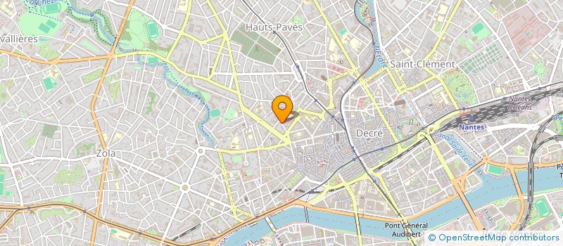 localisation de l'entreprise COPROPRIETE 12 RUE DESHOULIERES  NANTES