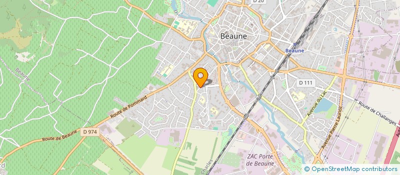 localisation de l'entreprise COPROPRIETE 12 RUE HENRI DUNANT à BEAUNE