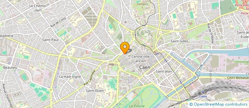 localisation de l'entreprise COPROPRIETE 12 RUE PEMAGNIE à CAEN