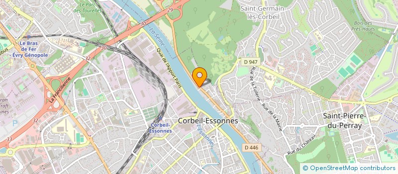 localisation de l'entreprise COPROPRIETE 12 RUE WALDECK ROUSSEAU  CORBEIL-ESSONNES