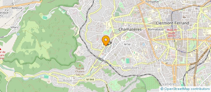 localisation de l'entreprise COPROPRIETE 123 BIS AV DE ROYAT  CHAMALIERES