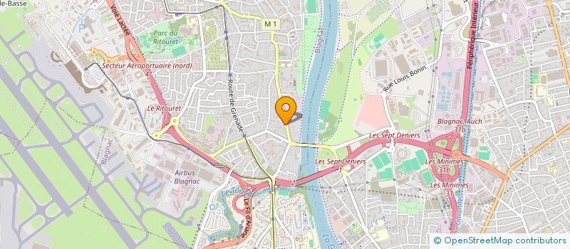 localisation de l'entreprise COPROPRIETE 13 AV GENERAL COMPANS à BLAGNAC