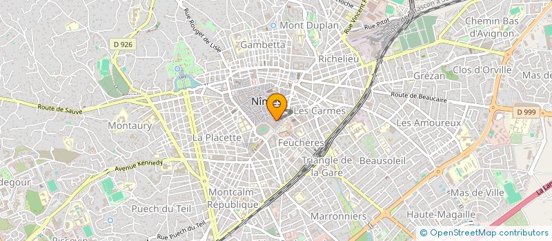 localisation de l'entreprise COPROPRIETE 13 RUE REGALE  NIMES