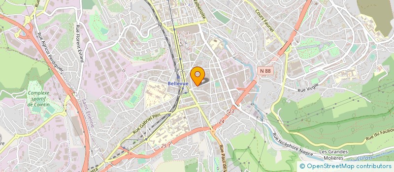 localisation de l'entreprise COPROPRIETE 13 RUE THIMONNIER SAINT ETIENNE  SAINT-ETIENNE