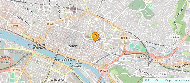 localisation de l'entreprise COPROPRIETE 136 RUE EAU DE ROBEC à ROUEN