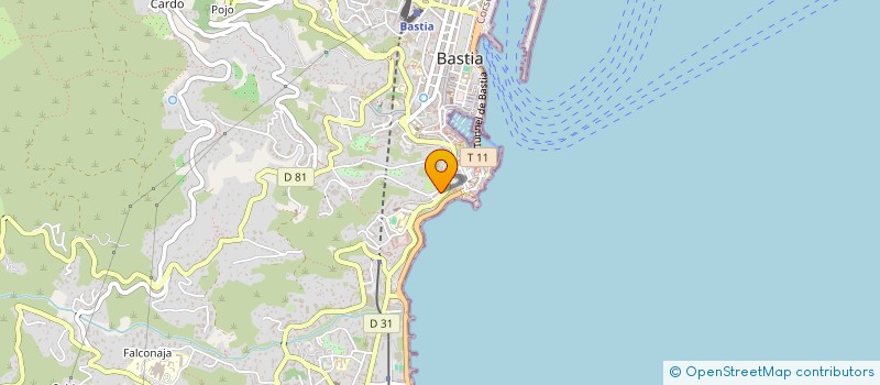 localisation de l'entreprise COPROPRIETE 14 RUE COLONELLA à BASTIA