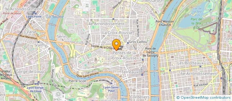 localisation de l'entreprise COPROPRIETE 14 RUE DE L'ALMA à LYON