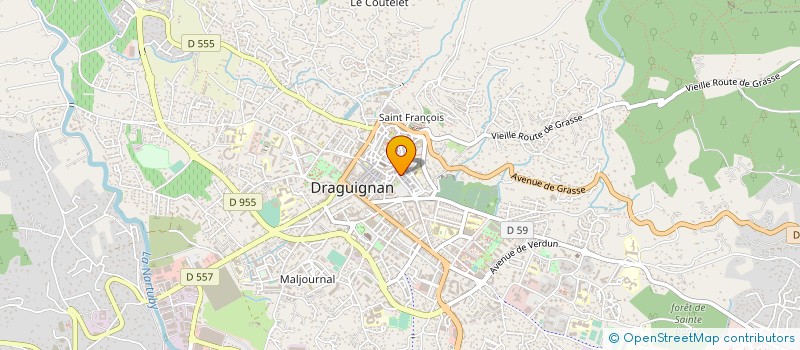 localisation de l'entreprise COPROPRIETE 14 RUE DE TRANS  DRAGUIGNAN