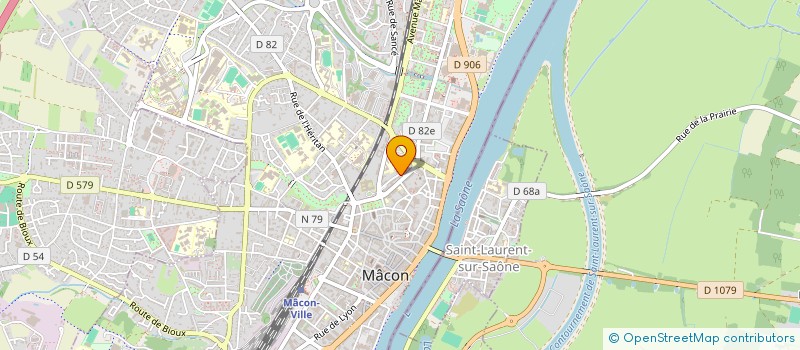 localisation de l'entreprise COPROPRIETE 14 RUE TILLADET  MACON