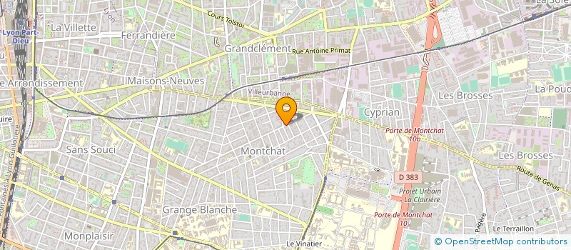 localisation de l'entreprise COPROPRIETE 149 COURS DU DOCTEUR LONG  LYON