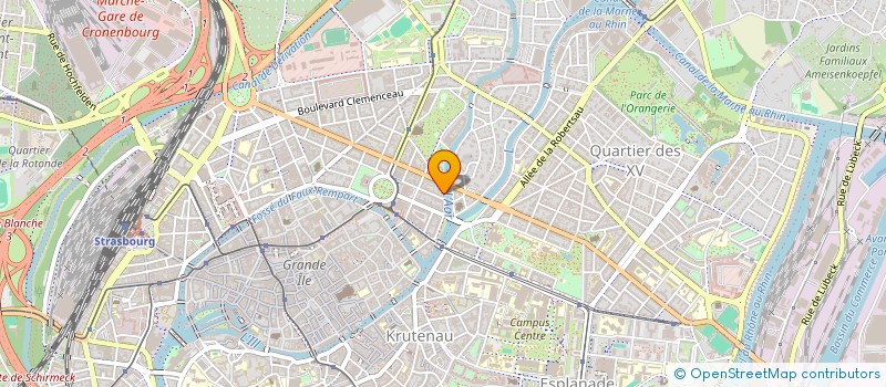 localisation de l'entreprise COPROPRIETE 14B QUAI KOCH à STRASBOURG