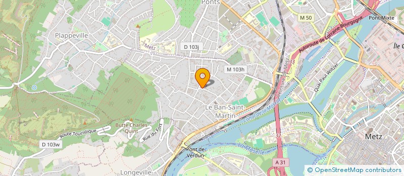 localisation de l'entreprise COPROPRIETE 15 17 RUE LARDENELLE  LE BAN-SAINT-MARTIN