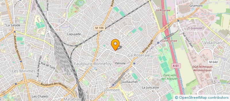 localisation de l'entreprise COPROPRIETE 15 RUE DES BLEUETS à TOULOUSE