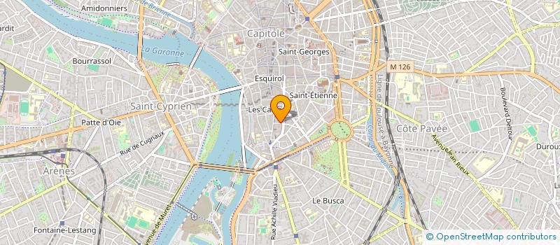 localisation de l'entreprise COPROPRIETE 15 RUE DES REGANS  TOULOUSE