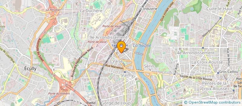 localisation de l'entreprise COPROPRIETE 15 RUE LAPORTE  LYON