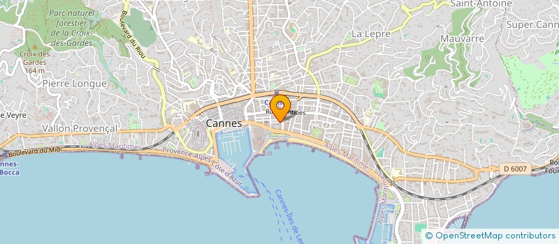 localisation de l'entreprise COPROPRIETE 15 RUE SAINT HONORE  CANNES