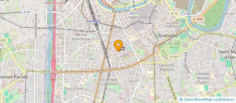 localisation de l'entreprise COPROPRIETE 15 RUE TURENNE GRENOBLE  GRENOBLE