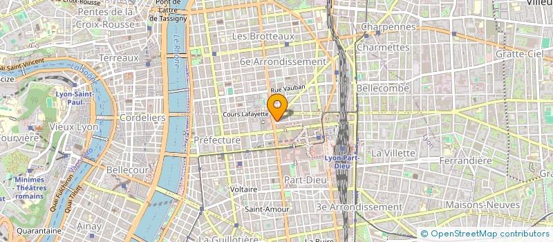 localisation de l'entreprise COPROPRIETE 152 RUE MONCEY  LYON