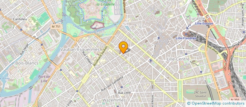localisation de l'entreprise COPROPRIETE 159 RUE NATIONALE à LILLE