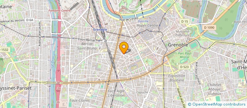 localisation de l'entreprise COPROPRIETE 16 RUE CONDORCET  GRENOBLE