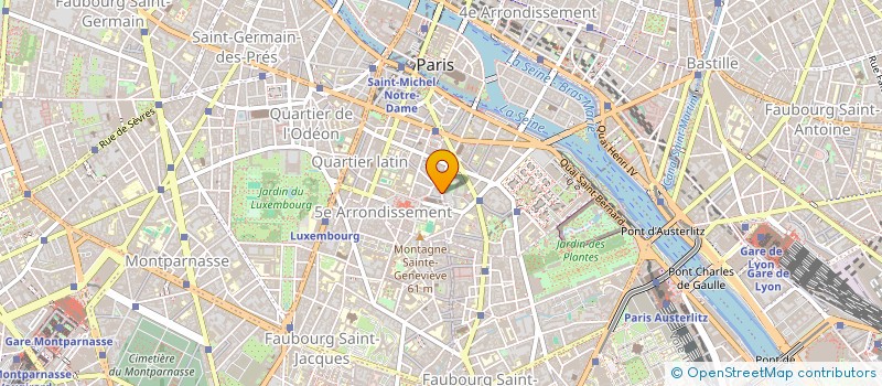 localisation de l'entreprise COPROPRIETE 16 RUE DESCARTES 75005 PARIS  PARIS