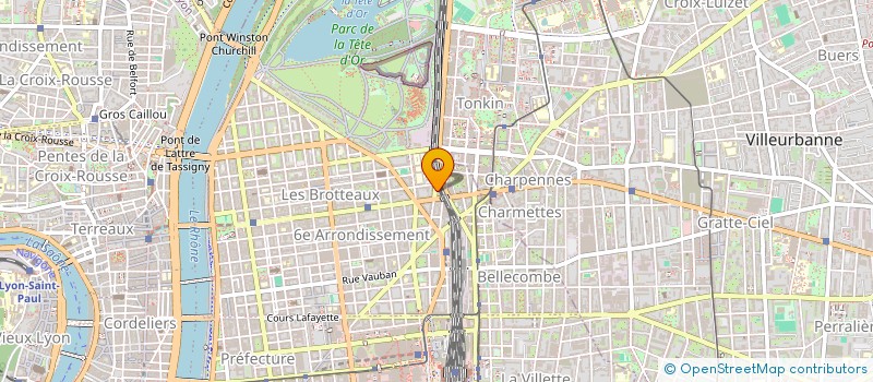 localisation de l'entreprise COPROPRIETE 165-167 BD STALINGRAD  LYON