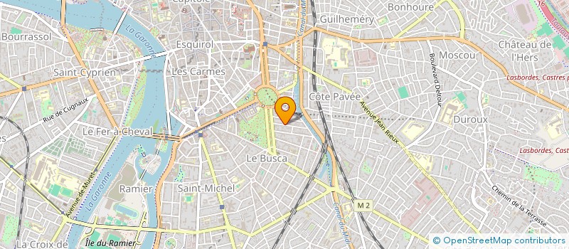 localisation de l'entreprise COPROPRIETE 17 RUE DE FLEURANCE à TOULOUSE