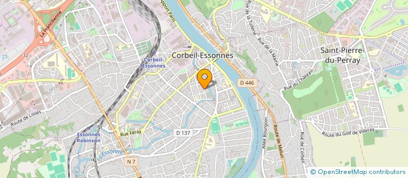 localisation de l'entreprise COPROPRIETE 18 RUE DE CULLION à CORBEIL-ESSONNES