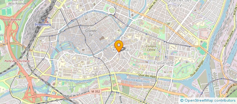 localisation de l'entreprise COPROPRIETE 18 RUE DES ORPHELINS  STRASBOURG