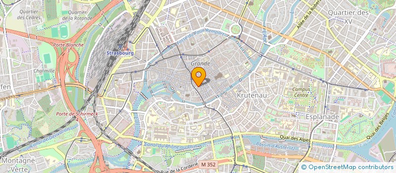 localisation de l'entreprise COPROPRIETE 18 RUE DES SERRURIERS à STRASBOURG