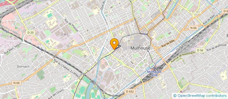 localisation de l'entreprise COPROPRIETE 19 GUTENBERG  MULHOUSE