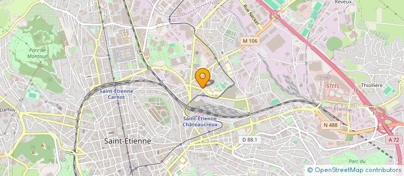 localisation de l'entreprise COPROPRIETE 19 R FRANCOIS ALBERT  SAINT-ETIENNE