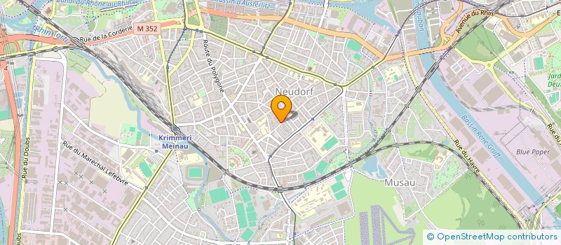 localisation de l'entreprise COPROPRIETE 19 RUE DE LA ZIEGELAU à STRASBOURG