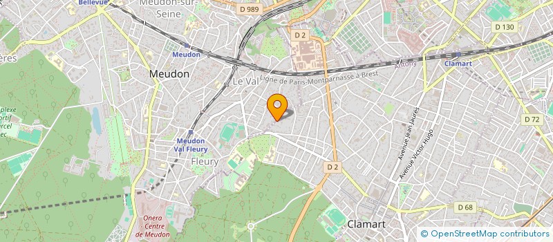localisation de l'entreprise COPROPRIETE 193 195 RUE DE FLEURY  CLAMART