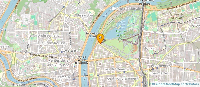 localisation de l'entreprise COPROPRIETE 1B BD DES BELGES  LYON