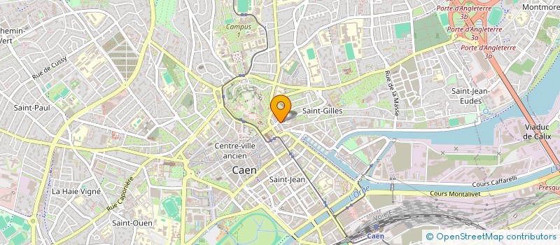 localisation de l'entreprise COPROPRIETE 2-4 RUE HAUTE A CAEN à CAEN
