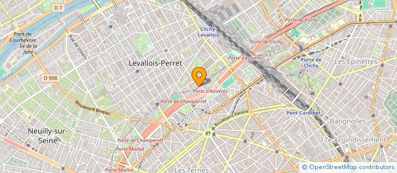 localisation de l'entreprise COPROPRIETE 2-8 RUE JULES GUESDE à LEVALLOIS-PERRET