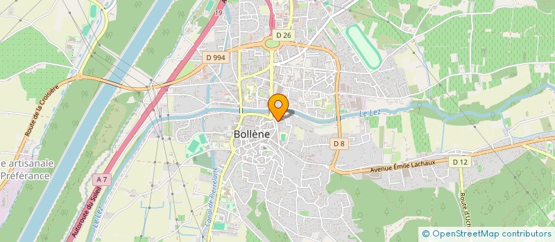 localisation de l'entreprise COPROPRIETE 2 AVENUE PASTEUR  BOLLENE